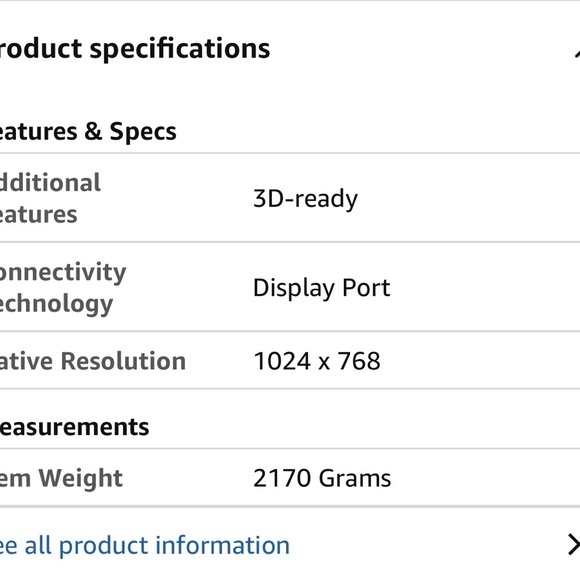 InFocus Black Projector - Picture 5 of 5